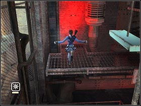 Now you will have to make a jump towards a small rope (#1) - Kazakhstan - part III | Kazakhstan - Proj. Carbonek - Kazakhstan - Project Carbonek - Tomb Raider: Legend Game Guide & Walkthrough