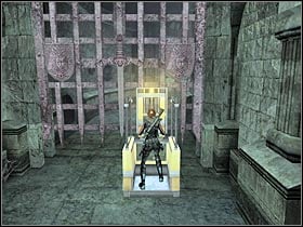 You must destroy the second pair of traps - England - part II | England - King Arthurs Tomb - England - King Arthurs Tomb - Tomb Raider: Legend Game Guide & Walkthrough