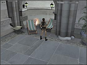 Head on to the opposite side of the pool - Bonus - Croft Manor | Secrets - Secrets - Tomb Raider: Legend Game Guide & Walkthrough