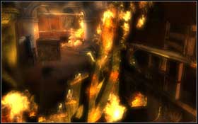 Jump on the board (W + Space) and begin moving left (A) - The prologue - WALKTHROUGH - Tomb Raider: Underworld - Game Guide and Walkthrough