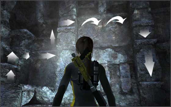 Run to the left corner on the leant column, which now is partly flooded and jump on the rocky block - [Mediterranean Sea] - The Path to Avalon - Mediterranean Sea - Tomb Raider: Underworld - Game Guide and Walkthrough
