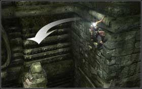 From the last pillar, jump on the wall and go through the stones on the ledge above you - [Coastal Thailand] - Bhogavathi - part 1 - Coastal Thailand - Tomb Raider: Underworld - Game Guide and Walkthrough