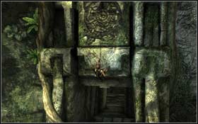 Take the jewel of Shiva and use the line to move down - [Coastal Thailand] - Bhogavathi - part 3 - Coastal Thailand - Tomb Raider: Underworld - Game Guide and Walkthrough