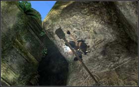 Then jump on the top of the pillar, and from there in the direction of the vertical wall - [Coastal Thailand] - Bhogavathi - part 4 - Coastal Thailand - Tomb Raider: Underworld - Game Guide and Walkthrough