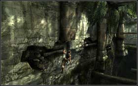 By jumping on following pillars, you should get to the exit of this location, which is located very high - [Coastal Thailand] - Bhogavathi - part 4 - Coastal Thailand - Tomb Raider: Underworld - Game Guide and Walkthrough