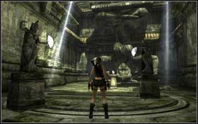 Go back to the wooden scale, and crowd out the cage from under it - [Coastal Thailand] - Bhogavathi - part 4 - Coastal Thailand - Tomb Raider: Underworld - Game Guide and Walkthrough