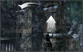 Approach the column, which is visible on the screen and place the bar in hole - [Southern Mexico] - Xibalba - part 1 - Southern Mexico - Tomb Raider: Underworld - Game Guide and Walkthrough