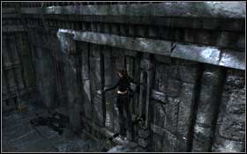 Move the block left, under the mechanism which is visible in the wall - [Southern Mexico] - Xibalba - part 2 - Southern Mexico - Tomb Raider: Underworld - Game Guide and Walkthrough