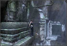 After that go to the second big column and from it, jump on the beam which is built in the wall near the third entry - [Southern Mexico] - The Midgard Serpent - part 2 - Southern Mexico - Tomb Raider: Underworld - Game Guide and Walkthrough