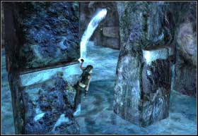 Jump on pillar on the left and quickly move down on the edge bellow you - [Southern Mexico] - Land of the Dead - part 1 - Southern Mexico - Tomb Raider: Underworld - Game Guide and Walkthrough