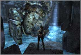 You will find yourself behind a big statue - [Southern Mexico] - Land of the Dead - part 1 - Southern Mexico - Tomb Raider: Underworld - Game Guide and Walkthrough