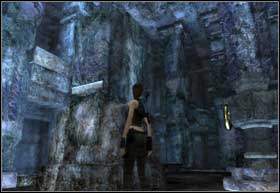 In the middle you will see something similar to a big screw with metal roundel - [Southern Mexico] - Land of the Dead - part 2 - Southern Mexico - Tomb Raider: Underworld - Game Guide and Walkthrough