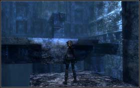Go through the beam and perform two jumps - [Jan Mayen Island] - Valhalla - part 1 - Jan Mayen Island - Tomb Raider: Underworld - Game Guide and Walkthrough