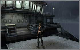 Jump on the containers and go to the middle part of the ship - [Andaman Sea] - Rituals Old - Andaman Sea - Tomb Raider: Underworld - Game Guide and Walkthrough