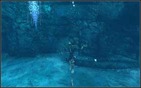 [01] On left from the big dome, in cave under the smaller dome - [Secrets] Mediterranean Sea - The Path of Avalon - Mediterranean Sea - Tomb Raider: Underworld - Game Guide and Walkthrough