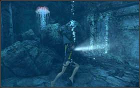 [07] In corridor behind the decorative door, when you pass over three groups of medusas - [Secrets] Mediterranean Sea - The Path of Avalon - Mediterranean Sea - Tomb Raider: Underworld - Game Guide and Walkthrough