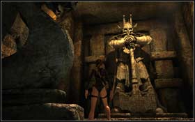 [21] On the left of the Thor's statue - [Secrets] Mediterranean Sea - The Norse Connection - Mediterranean Sea - Tomb Raider: Underworld - Game Guide and Walkthrough