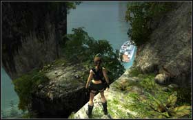 [30] Climb on the top of the cliff and look left - [Secrets] Coastal Thailand - Remnants - Coastal Thailand - Tomb Raider: Underworld - Game Guide and Walkthrough