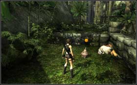 [32] Behind the low wall on the right side, in location, where you have been attacked by tigers - [Secrets] Coastal Thailand - Remnants - Coastal Thailand - Tomb Raider: Underworld - Game Guide and Walkthrough