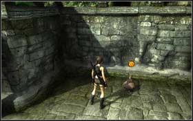 [34] From the last pillar, jump in direction of the ledge and move yourself in right side - [Secrets] Coastal Thailand - Remnants - Coastal Thailand - Tomb Raider: Underworld - Game Guide and Walkthrough