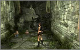 [36] In the pot behind the second hole, from which you are moving out by recoiling from the wall on left and clutching the wooden beam - [Secrets] Coastal Thailand - Remnants - Coastal Thailand - Tomb Raider: Underworld - Game Guide and Walkthrough