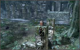 [85] On the top of the column - [Secrets] Southern Mexico - Xibalba - Southern Mexico - Tomb Raider: Underworld - Game Guide and Walkthrough