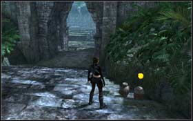 [93] On the stairs leading to the stadium - [Secrets] Southern Mexico - Xibalba - Southern Mexico - Tomb Raider: Underworld - Game Guide and Walkthrough