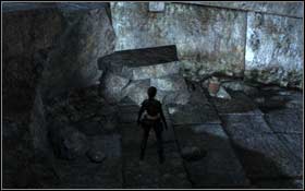 [114] In the corridor, just behind the debris, from which you took the head of the jaguar - [Secrets] Southern Mexico - The Midgard Serpent - Southern Mexico - Tomb Raider: Underworld - Game Guide and Walkthrough