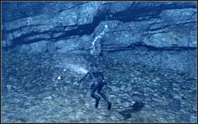 [150] In the ditch separating the fortress from the statues - [Secrets] Arctic Sea - Helheim - part 1 - Arctic Sea - Tomb Raider: Underworld - Game Guide and Walkthrough