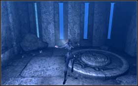 [158] In the corridor on the left side of the fortress, in the flooded room with key of the power - [Secrets] Arctic Sea - Helheim - part 1 - Arctic Sea - Tomb Raider: Underworld - Game Guide and Walkthrough