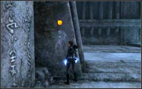 [Relic] After entering the room, just behind the door, turn right and the first symbol on this side - [Secrets] Arctic Sea - Helheim - part 2 - Arctic Sea - Tomb Raider: Underworld - Game Guide and Walkthrough