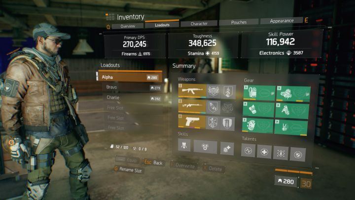 Loadouts make the gameplay much easier. - Loadouts | Tips for 1.6 patch - Hints - Tom Clancys The Division Game Guide