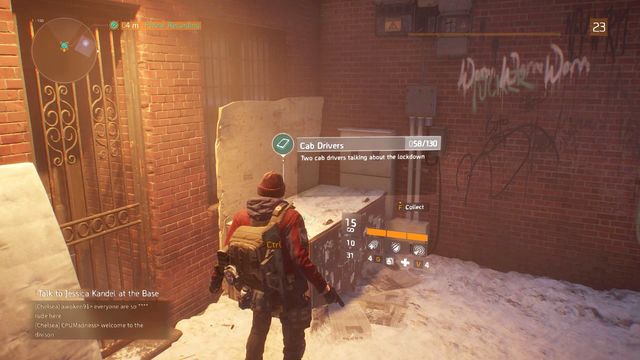 Another phone in the alley - Chelsea & Camp Hudson (M1) | Intel data - Intel data - Tom Clancys The Division Game Guide