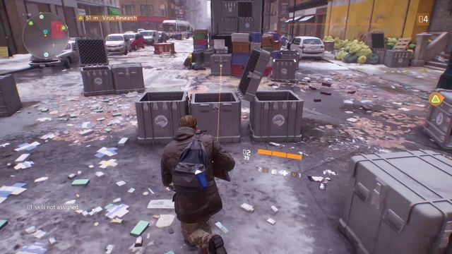 The ECHO is by the crates at the main road - Chelsea & Camp Hudson (M1) | Intel data - Intel data - Tom Clancys The Division Game Guide