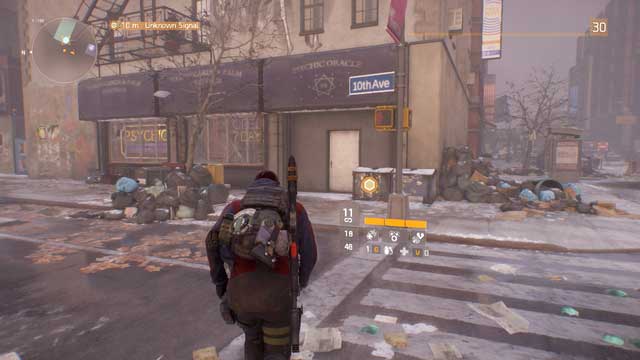 The entrance into the building with the last ECHO - Chelsea & Camp Hudson (M1) | Intel data - Intel data - Tom Clancys The Division Game Guide