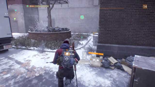 One of the phone in the alleyway, in the grass - Clinton (M5) | Intel data - Intel data - Tom Clancys The Division Game Guide