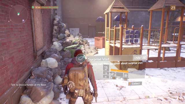 At the playground, it is also possible to lose your phone... - Clinton (M5) | Intel data - Intel data - Tom Clancys The Division Game Guide