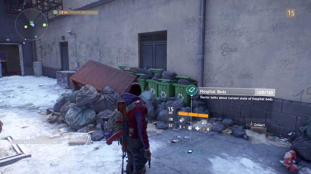 Another camera by the trashcans, behind the buildings - Clinton (M5) | Intel data - Intel data - Tom Clancys The Division Game Guide