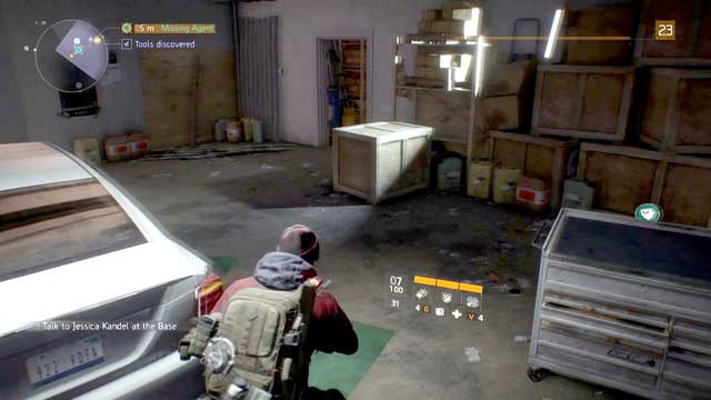 ...and it leads to the abandoned car garage - Clinton (M5) | Intel data - Intel data - Tom Clancys The Division Game Guide