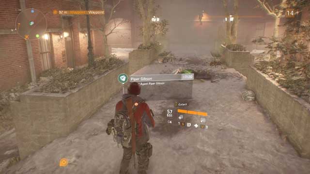 At least this once, it is not located around trash ... - Clinton (M5) | Intel data - Intel data - Tom Clancys The Division Game Guide