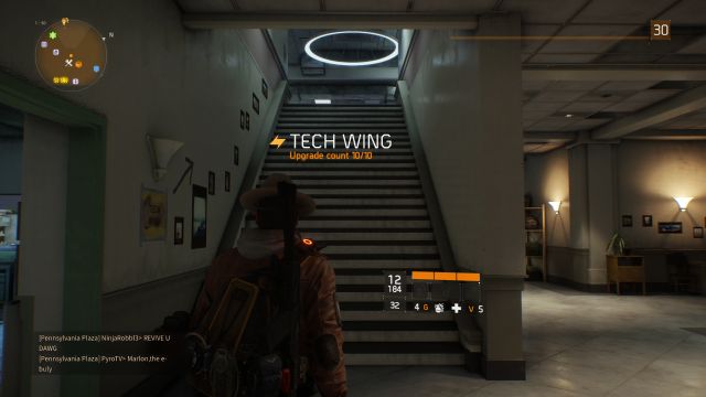 The entrance to the Tech Wing. - Tech Wing | Base of Operations - Base of Operations - Tom Clancys The Division Game Guide