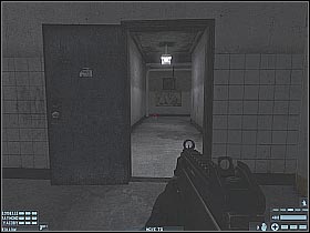 You should be able to reach a destroyed staircase very soon - [Mission 01][Part: 1/3] South Africa - Walkthrough - Rainbow Six: Lockdown - Game Guide and Walkthrough