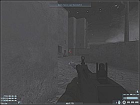 Once you've reached an archway (#1), find a good shooting spot - [Mission 03][Part: 1/3] Desert Village - Walkthrough - Rainbow Six: Lockdown - Game Guide and Walkthrough