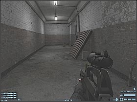 You should come across a new door within a few seconds - [Mission 04][Part: 1/2] Amsterdam - Walkthrough - Rainbow Six: Lockdown - Game Guide and Walkthrough