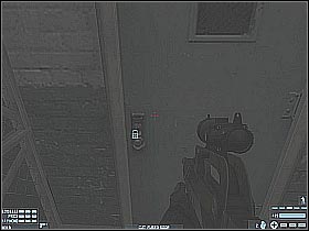 Lean out CAREFULLY in order to take out an enemy soldier (#1) - [Mission 04][Part: 1/2] Amsterdam - Walkthrough - Rainbow Six: Lockdown - Game Guide and Walkthrough