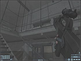 Use the stairs leading to the upper level - [Mission 04][Part: 2/2] Amsterdam - Walkthrough - Rainbow Six: Lockdown - Game Guide and Walkthrough