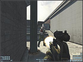 Go back to the lower platform and turn night - [Mission 04][Part: 2/2] Amsterdam - Walkthrough - Rainbow Six: Lockdown - Game Guide and Walkthrough