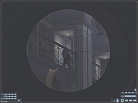 There are some rooms on your left, however you shouldn't be interested in them - [Mission 06][Part: 1/2] University - Walkthrough - Rainbow Six: Lockdown - Game Guide and Walkthrough