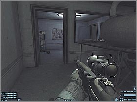 Now you will have to reach the other end of the basement - [Mission 06][Part: 1/2] University - Walkthrough - Rainbow Six: Lockdown - Game Guide and Walkthrough