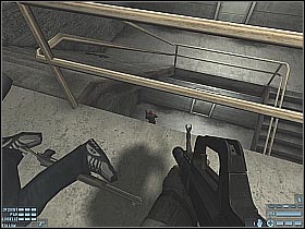 Start moving towards the ground floor - [Mission 08][Part: 2/3] Distillery - Walkthrough - Rainbow Six: Lockdown - Game Guide and Walkthrough